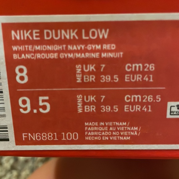 Nike dunk low Size 8 - Picture 4 of 4